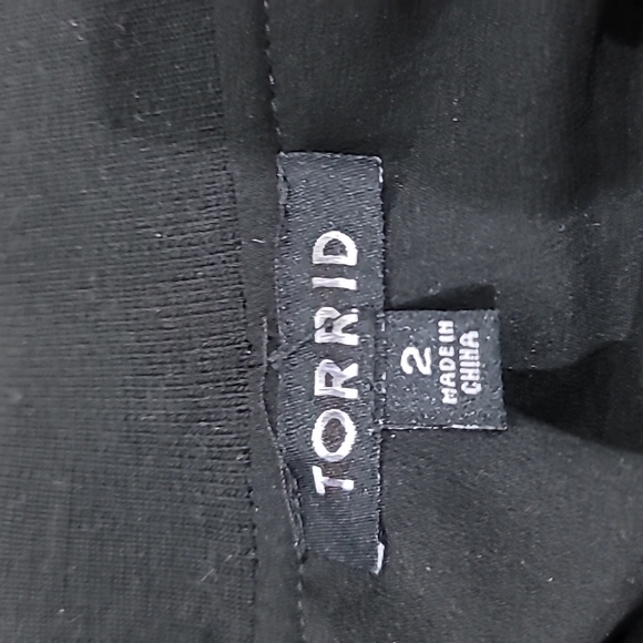 Torrid Velvet Burnout Bomber Jacket Black  2X - Picture 13 of 16